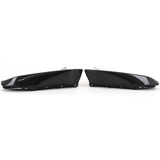 Fits BMW M5 F90 Real Carbon Fibre Front Bumper Corner Splitters Canards - image 3