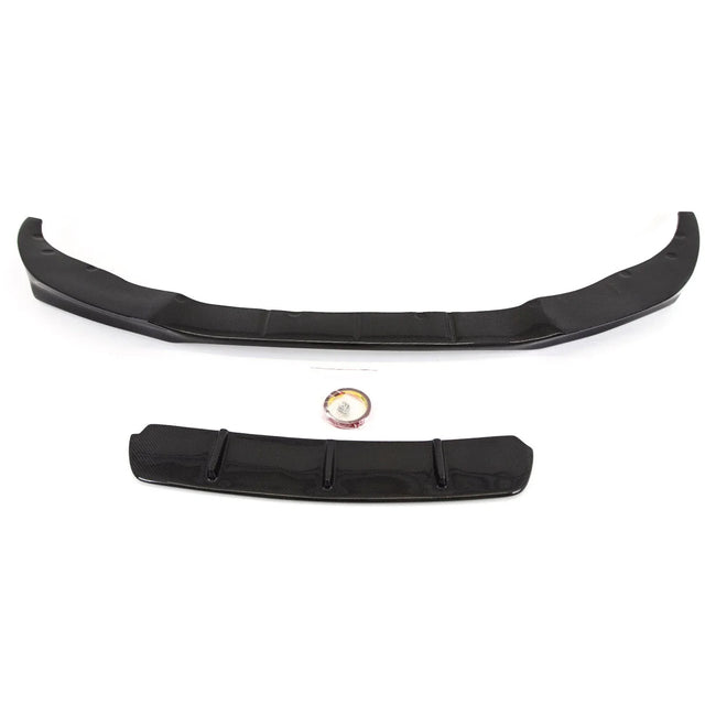 Fits BMW M5 F10 Real Carbon Fibre Front Bumper Lip Spoiler Splitter - image 2