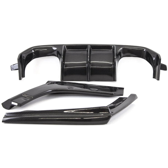 Fits BMW M3 M4 F80 F82 F83 Real Carbon Fibre Bumper Diffuser Splitter Valance - image 5