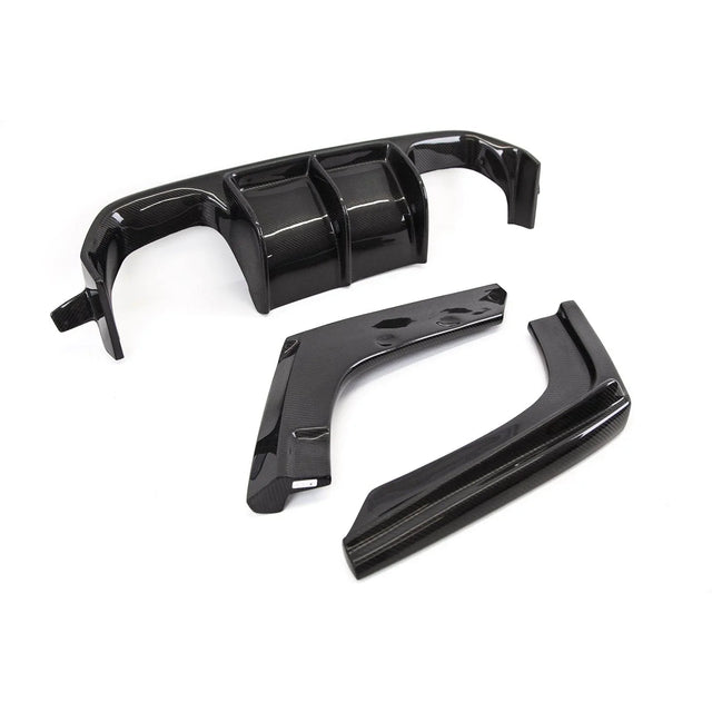 Fits BMW M3 M4 F80 F82 F83 Real Carbon Fibre Bumper Diffuser Splitter Valance - image 3