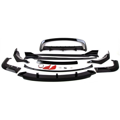 Fits BMW X5 G05 2019- Aero Body Kit Front Lip Splitter Rear Diffuser Side Skirts Spoiler M Performance Style Gloss Black - tradevehicleparts.co.uk
