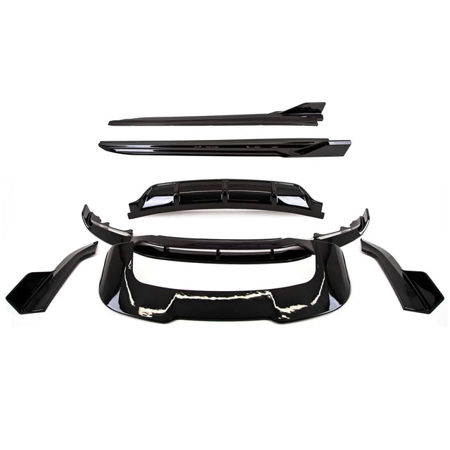 Fits BMW X5 F15 2013-2018 Aero Body Kit Front Splitter Rear Diffuser Side Skirts Spoiler - image 2