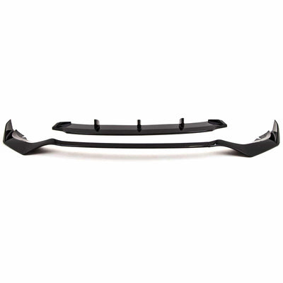Fits BMW X5 G05 2019- Front Lip Splitter Spoiler M Performance Style Gloss Black - tradevehicleparts.co.uk