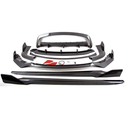 BMW X5 G05 Bodykit Aero Front Splitter Rear Diffuser Skirts M Performance Style Carbon Look - tradevehicleparts.co.uk