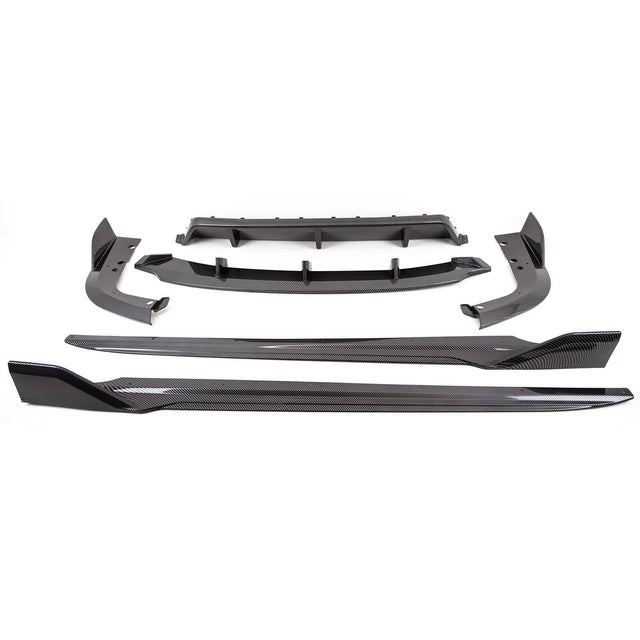 Fits BMW X5 G05 Bodykit Aero Front Splitter Rear Diffuser Skirts Carbon Look - image 3