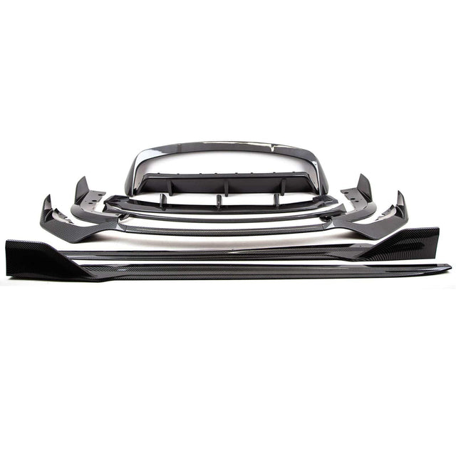 Fits BMW X5 G05 Bodykit Aero Front Splitter Rear Diffuser Skirts Carbon Look - image 2