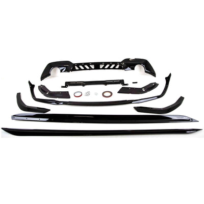 Fits BMW 3 Series G20 2019-2022 M Performance Aero Body Kit Front Lip Splitter Rear Diffuser Side Skirts Boot Spoiler - tradevehicleparts.co.uk