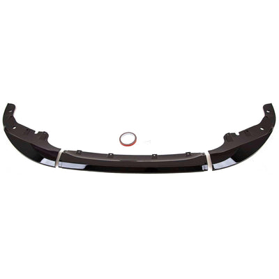 Fits BMW 4 Series G22 G23 2020- Front Lip Splitter Spoiler M Performance Style Gloss Black - tradevehicleparts.co.uk