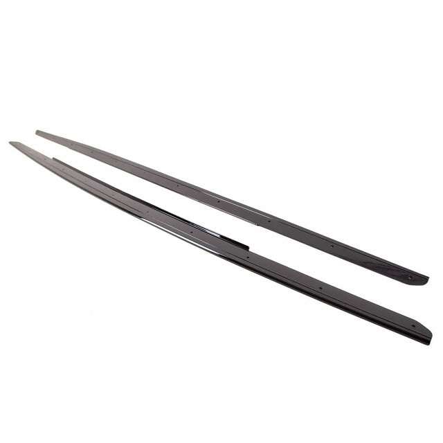 Fits BMW 5 Series F10 F11 2010-2016 Side Skirts Extension Blades Gloss Black - image 4