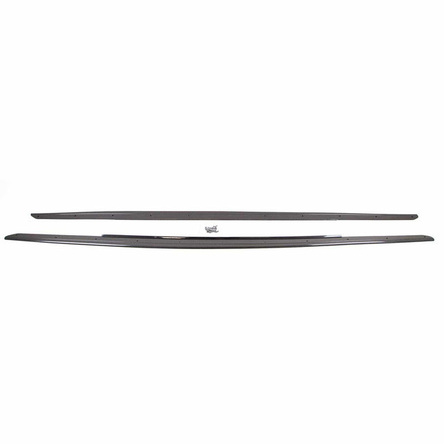 Carbon Fiber Car Side Skirt Extension lips 2PCS For BMW F10 M5 Carbon Fiber Car Side Skirt Extension lips 2PCS For BMW F10 M5