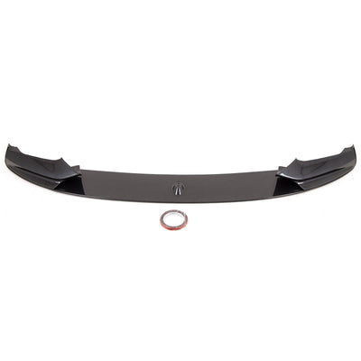 Fits BMW 5 Series F10 F11 2010-2016 Front Splitter Lip Spoiler M Performance Style Carbon Look - tradevehicleparts.co.uk