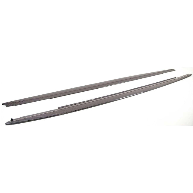 Fits BMW 5 Series G30 G31 F90 M5 2017- Side Skirt Extension Blades Carbon Look - image 4