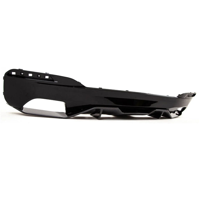 Fits BMW 5 Series G30 G31 2017- Rear Bumper Diffuser Spoiler 3D Carbon Look - image 3