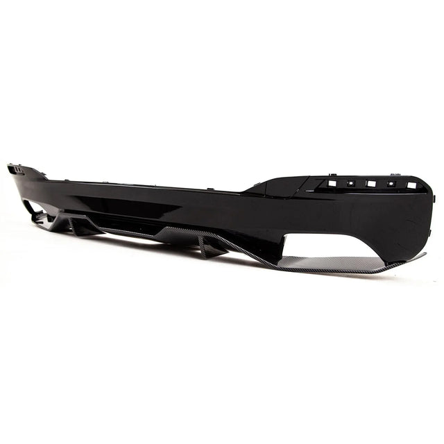 Fits BMW 5 Series G30 G31 2017- Rear Bumper Diffuser Spoiler 3D Carbon Look - image 4