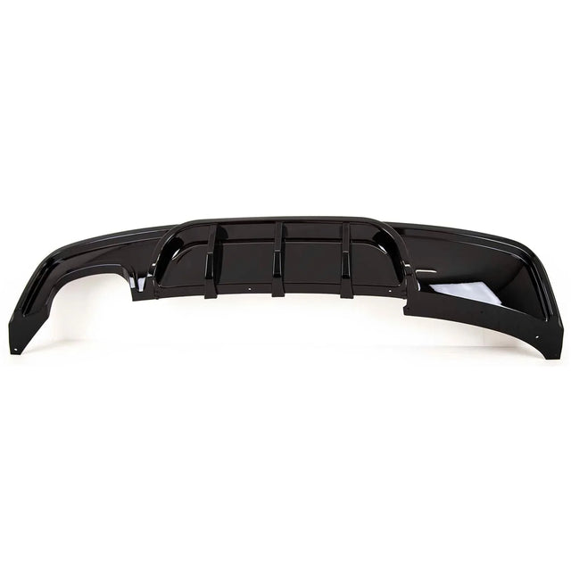 Fits BMW 1 Series E82 E88 2007-2013 Rear Bumper Diffuser Spoiler Twin Exhaust Gloss Black - image 3