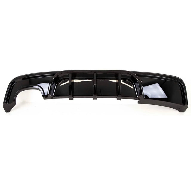 Fits BMW 1 Series E82 E88 2007-2013 Rear Bumper Diffuser Spoiler Twin Exhaust Gloss Black - image 2