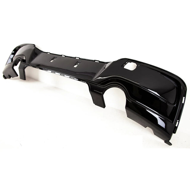 Fits BMW 1 Series F20 F21 Pre-Facelift 2011-2015 Rear Bumper Diffuser Dual Exhaust Gloss Black - image 4