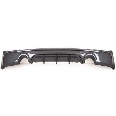 Fits BMW 2 Series F22 F23 2014-2021 Rear Bumper Diffuser Spoiler Dual M Performance Style Carbon Look - tradevehicleparts.co.uk