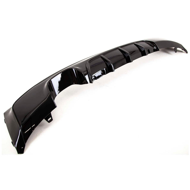 Fits BMW 2 Series F22 F23 2014-2021 Rear Bumper Diffuser Spoiler Twin Gloss Black - image 3