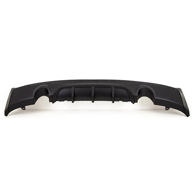 Fits BMW 2 Series F22 F23 2014-2021 Rear Bumper Diffuser Spoiler Dual M Performance Style Mat Black - tradevehicleparts.co.uk