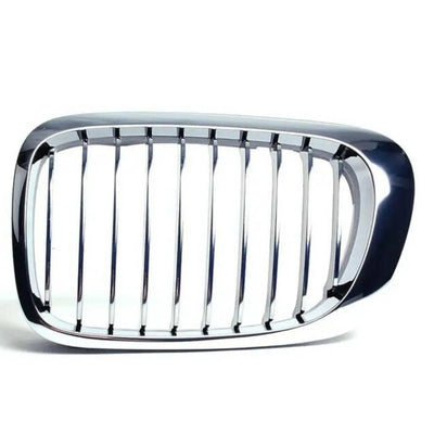 Fits BMW 3 Coupe Cabriolet E46 1998-02/2003 Front Left N/S Chrome Kidney Grille - tradevehicleparts.co.uk