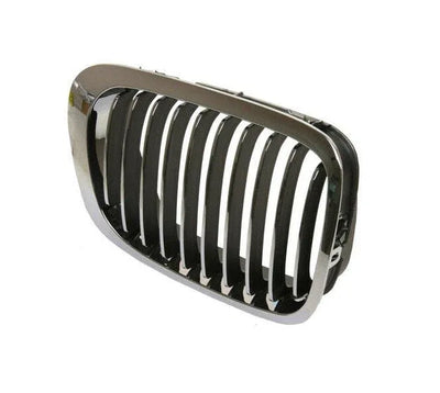 Fits BMW 3 Coupe Convertible E46 1998-02/2003 Front Right Black&Chrome Kidney Grille - tradevehicleparts.co.uk