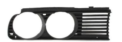 BMW 3 E30 1983-1990 Front Driver Side Headlight Grille Black Saloon Estate Coupe