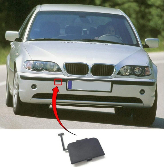 Fits BMW 3 E46 4Dr Saloon / Estate 2001-2005 Front Bumper Towing Eye Cover - image 2