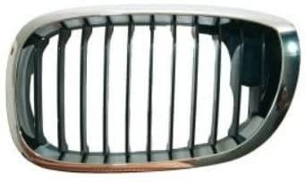 Fits BMW 3 E46 Coupe Convertible 03/2003-2005 Left N/S Kidney Grille Black W/ Chrome - tradevehicleparts.co.uk