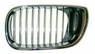 Fits BMW 3 E46 Saloon / Estate 2001-2005 Kidney Grille Full Chrome Passenger Side - image 2