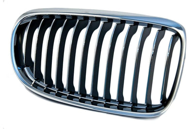Fits BMW 3 E90 E91 Saloon/ Estate 2008-2012 Driver Side Kidney Grille Chrome/Black - tradevehicleparts.co.uk