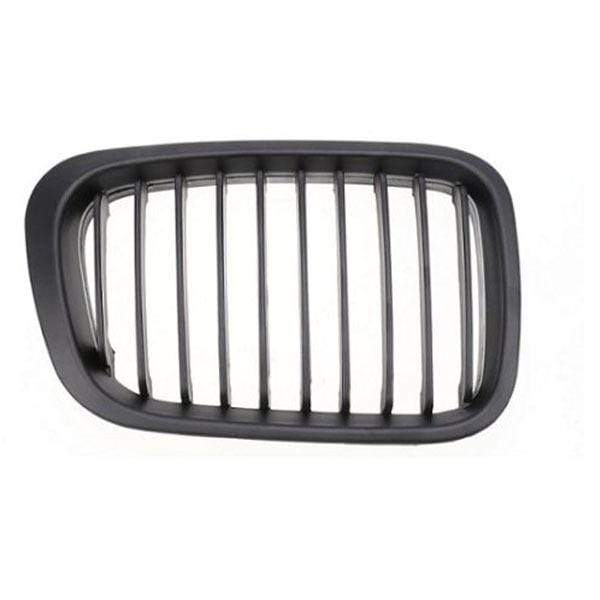 BMW 3 Series E46 4 Door 1998-2001 Front Kidney Grille Black Driver Side