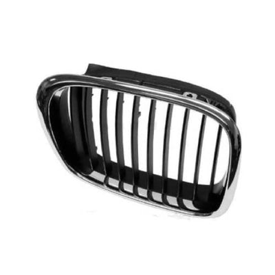 Fits BMW 5 E39 2000-2003 Saloon/Touring Front Kidney Grille Chrome & Black Right - tradevehicleparts.co.uk