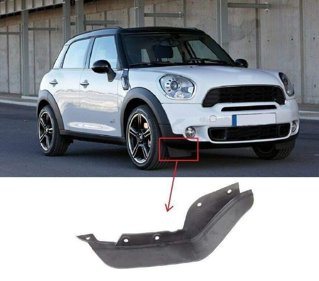 Fits BMW Mini Countryman Paceman R60, R61 2010-2014 Front Bumper Splash Guard Mud Flap Mat Black Driver Side - image 2