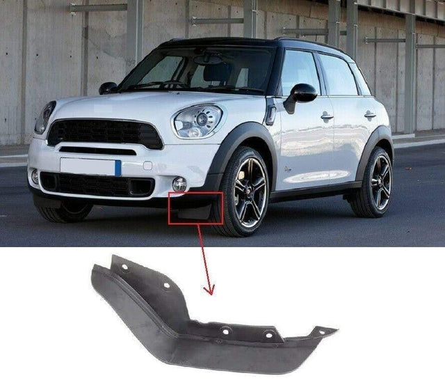 Fits BMW Mini Countryman Paceman R60, R61 2010-2014 Front Bumper Splash Guard Mud Flap Mat Black Passenger Side - image 2