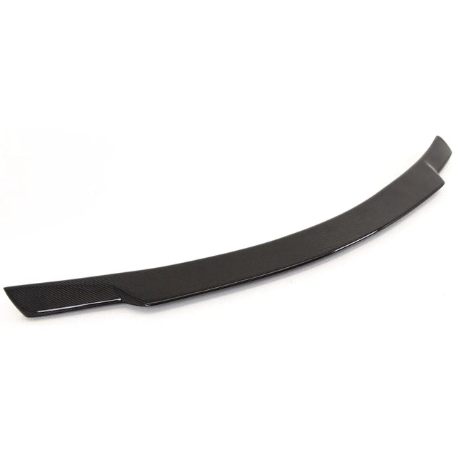 Fits Mercedes C Class W204 Saloon Real Carbon Fibre Trunk Boot Lip Spoiler - image 3