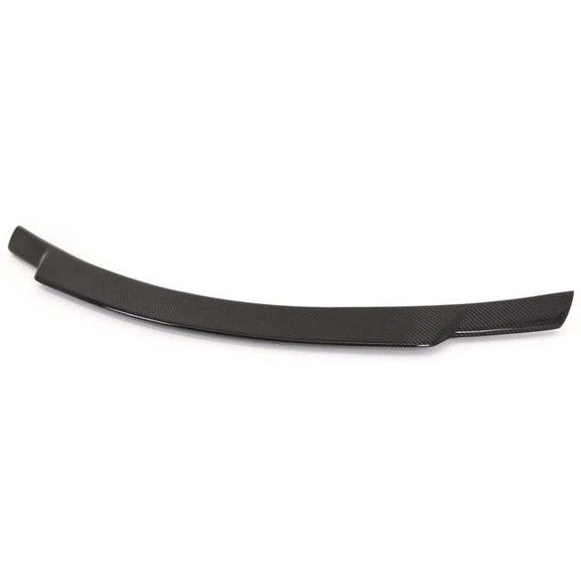 Fits Mercedes C Class W204 Saloon Real Carbon Fibre Trunk Boot Lip Spoiler - image 4