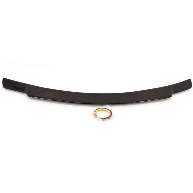 Fits Mercedes C Class W204 Saloon Real Carbon Fibre Trunk Boot Lip Spoiler - image 5