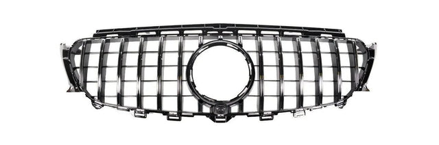 Fits Mercedes E Class W213 S213 C238 A238 2016-2020 Front Bumper Grille Black & Chrome Sport - image 2
