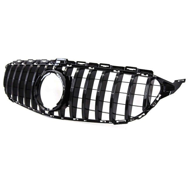 Fits Mercedes C Class W205 2018-2021 Front Bumper Grille Gloss Black Sport - image 4