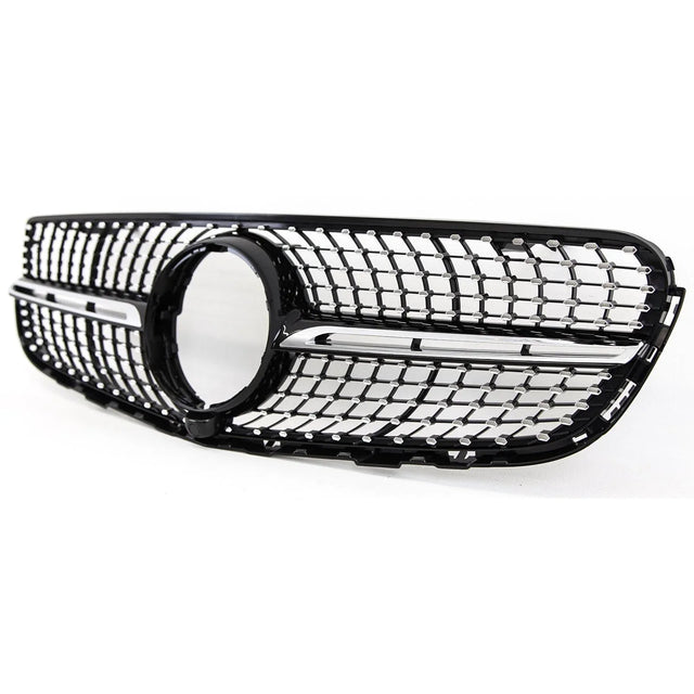 Fits Mercedes GLC Class X253 C253 2015-2019 Front Bumper Grille Chrome Trim & Pins - image 4
