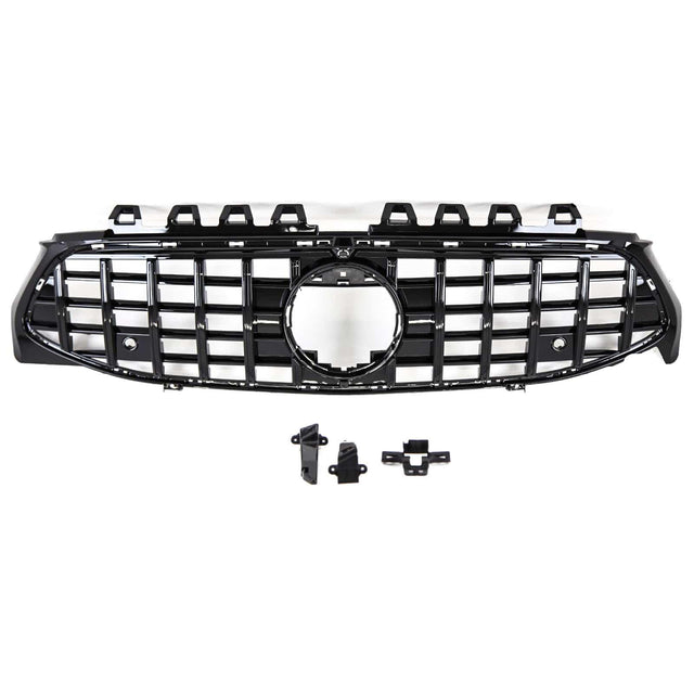 Fits Mercedes CLA Class W118 C118 2019-06/2023 Front Bumper Grille Sport Gloss Black - image 2