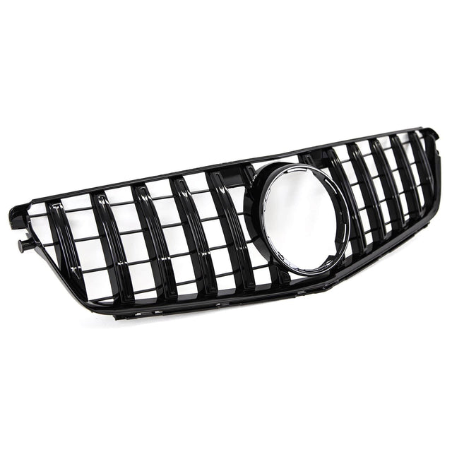 Fits Mercedes C Class W204 2007-2014 Front Bumper Grille Gloss Black Sport - image 3