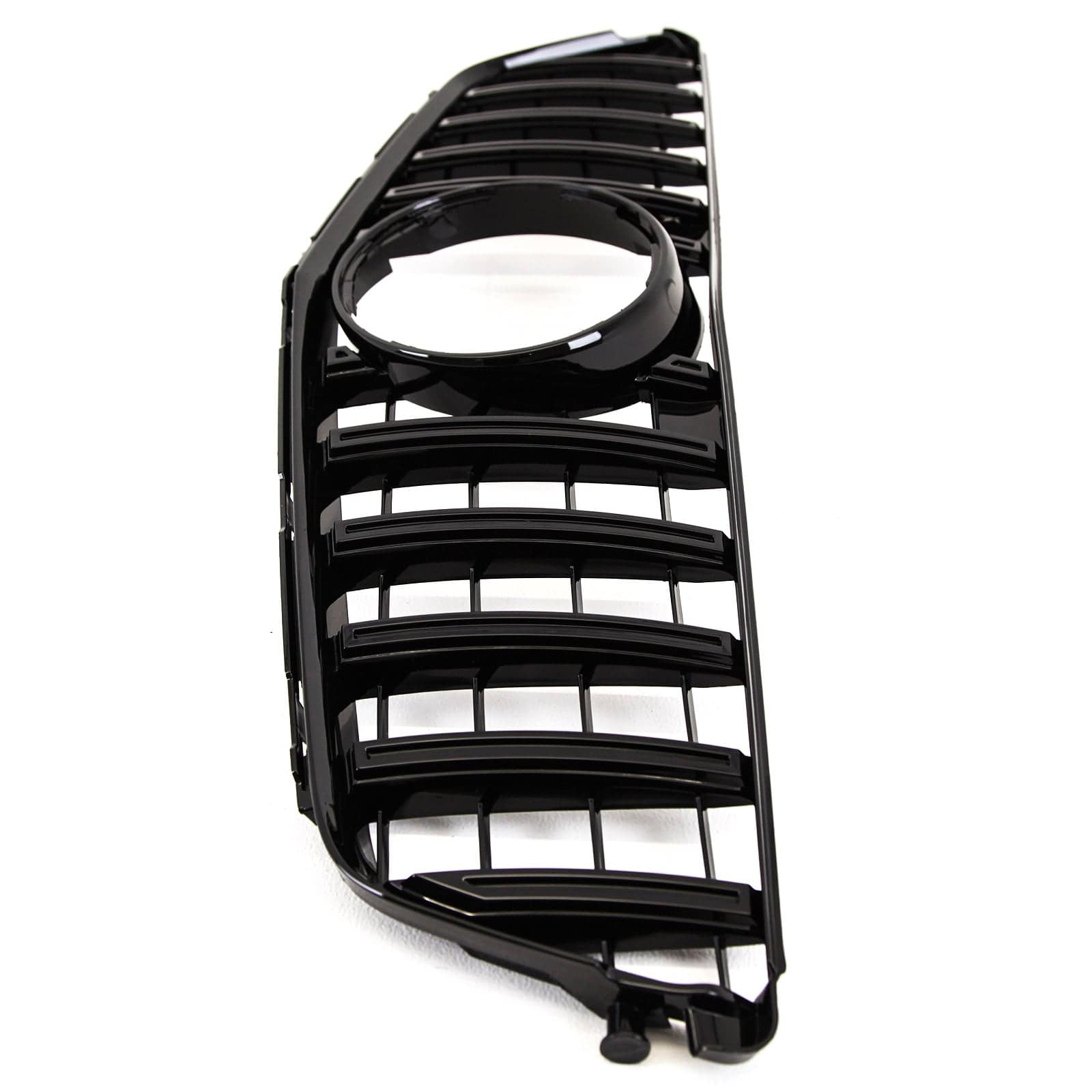 For BENZ 08-14 W204 C-Sedan SL-C Tuning Front Frame Grille All Gloss Black  Color