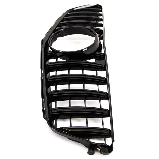Fits Mercedes C Class W204 2007-2014 Front Bumper Grille Gloss Black Sport - image 6