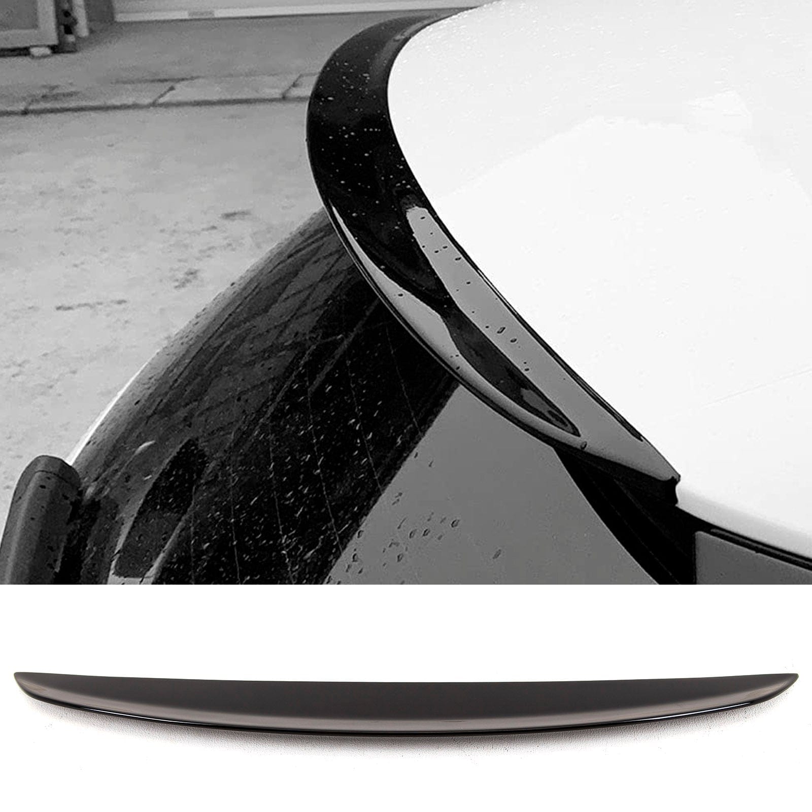 BZ5134 Mercedes A Class W177 2018- Rear Roof Boot Lip Spoiler AMG A35 A45 Look Gloss Black