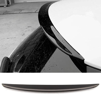 Fits Mercedes A Class W177 2018- Rear Roof Boot Lip Spoiler AMG A35 A45 Look Gloss Black - tradevehicleparts.co.uk