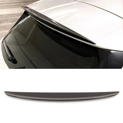Fits Mercedes A Class W177 2018- Rear Roof Boot Lip Spoiler AMG A35 A45 Style Carbon Look - tradevehicleparts.co.uk