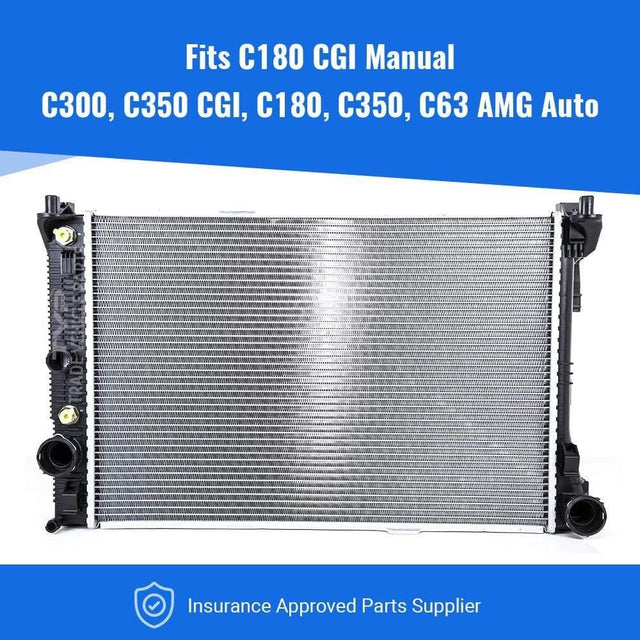 Fits Mercedes W204 07-14 Radiator C 180 300 Cgi 350 350 Cgi 63 Amg Auto W/Wo A/C - image 2