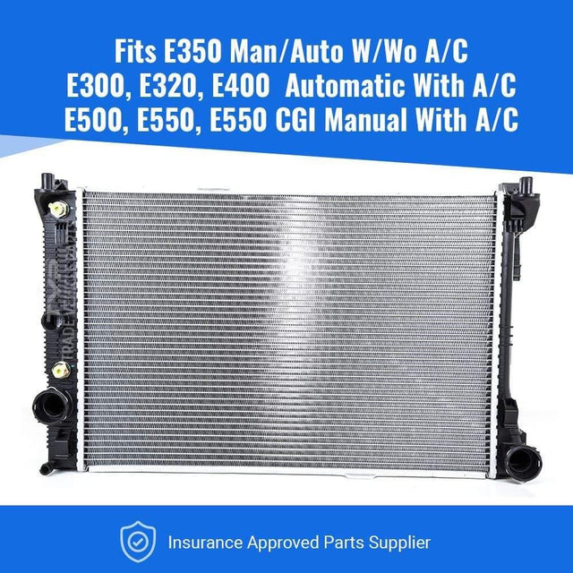 Fits Mercedes E-Class C207 2009-2017 Radiator (E 300, E 320, E 400 Petrol Automatic With Ac) (E 350 Petrol Man/Auto With/Without Ac) (E 500, E550, E 550 Cgi Petrol Manual With Ac) - image 2
